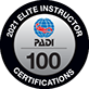 PADI ELITE INSTRUCTOR AWARD